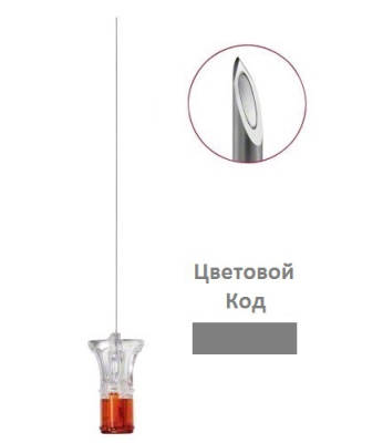 Игла спинномозговая Спинокан со стилетом новый павильон 27G - 120 мм купить оптом в Москве
