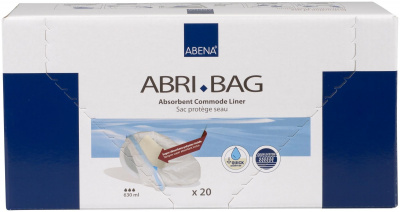 Abri-Bag Гигиенические впитывающие пакеты для туалета 51,5x39 см купить оптом в Москве