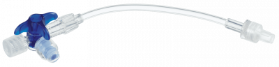Кран 3-ходовой Дискофикс С с Сэйффлоу 360° белый линия 10 см купить оптом в Москве