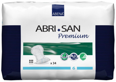 Урологические вкладыши Abri-San Premium 6, 1600 мл купить оптом в Москве

